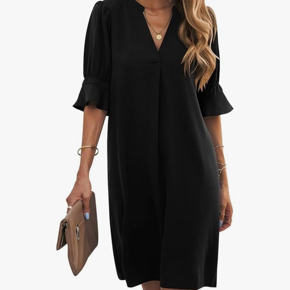 Elegant Black Dress Size L